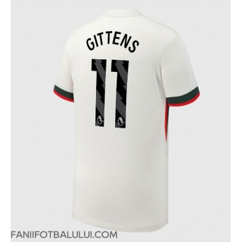 Chelsea Jamie Gittens #11 Tricou Fotbal Replică 2025-26 Barbati Deplasare